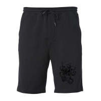 Kraken With Analog Synthesizer 1 Fleece Short | Artistshot