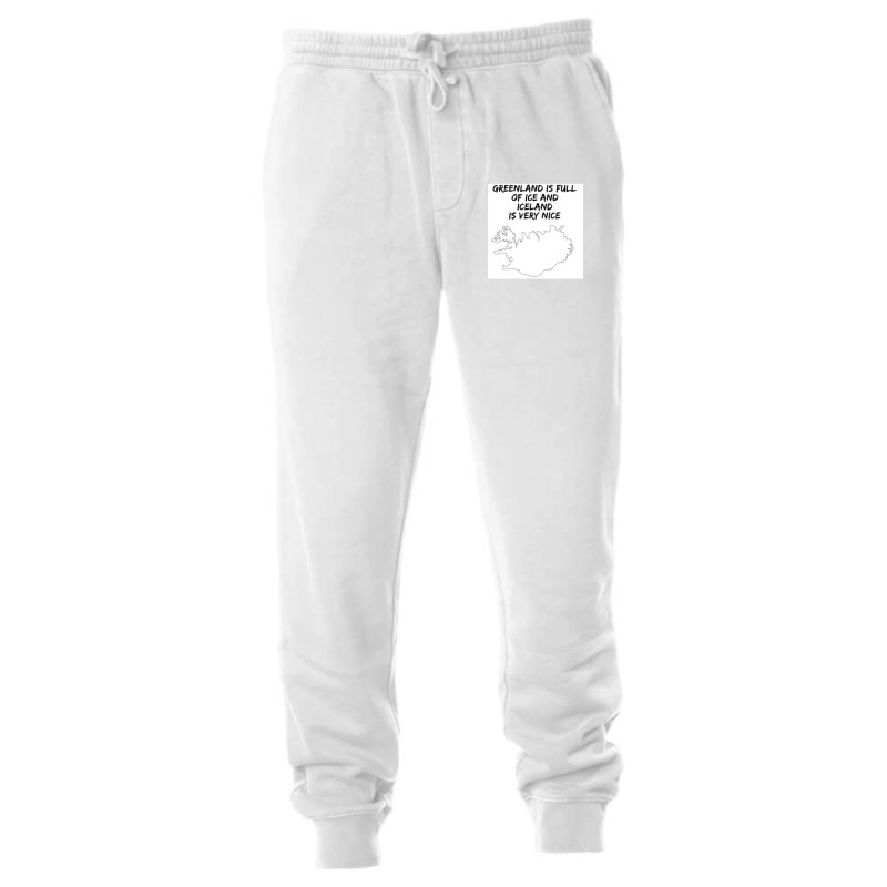 Greenland Is Full Of Ice And Iceland Is Very Nice11 Unisex Jogger | Artistshot