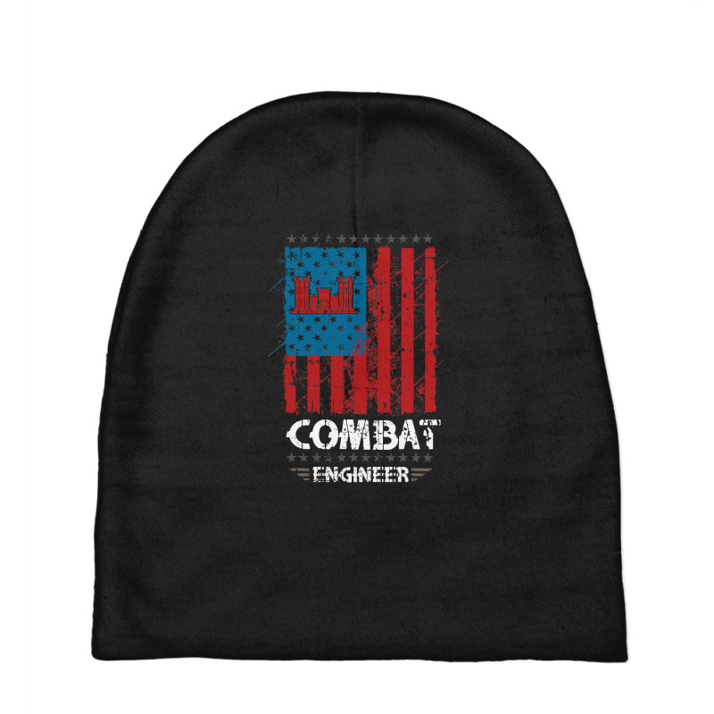 Combat Engineer American Flag Baby Beanies by AdeArt | Artistshot