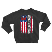 Combat Engineer Distressed American Toddler Sweatshirt | Artistshot