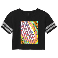 Funny Sunny Ananas Guitar - Vacation Trips Beaches - Tropical Paradise Scorecard Crop Tee | Artistshot