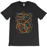 Modular Synthesizer Patch Cables T-shirt | Artistshot