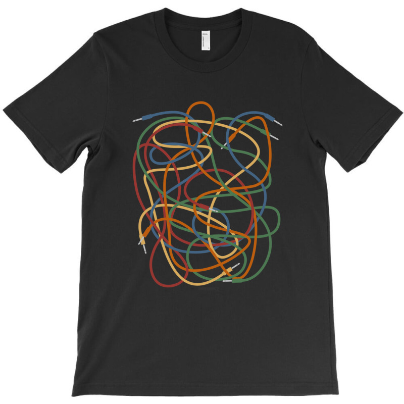 Modular Synthesizer Patch Cables T-shirt | Artistshot