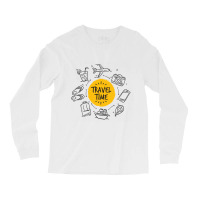 Vacation Travel Time Long Sleeve Shirts | Artistshot