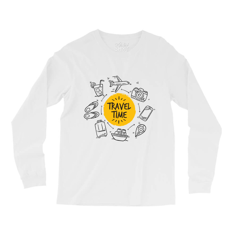 Vacation Travel Time Long Sleeve Shirts by Perfect Designers | Artistshot