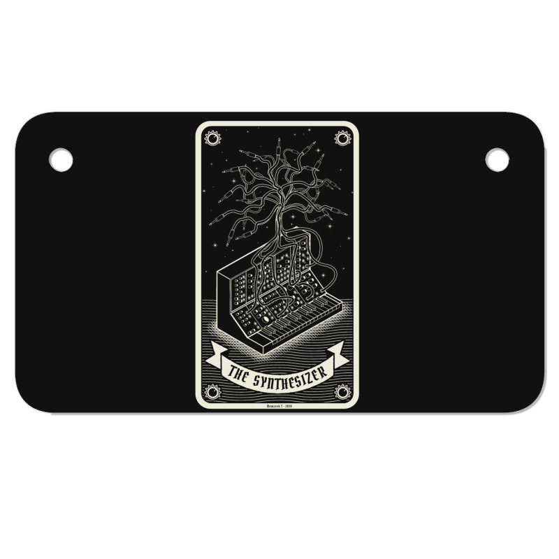 Modular Synthesizer Tarot Card 1 Motorcycle License Plate | Artistshot