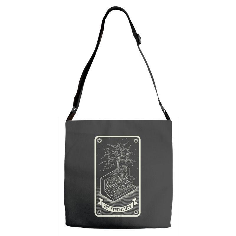 Modular Synthesizer Tarot Card 1 Adjustable Strap Totes | Artistshot