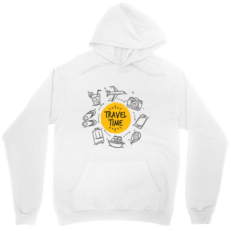 Vacation Travel Time Unisex Hoodie by Perfect Designers | Artistshot