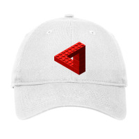 Escher Toy Bricks   Red Adjustable Cap | Artistshot