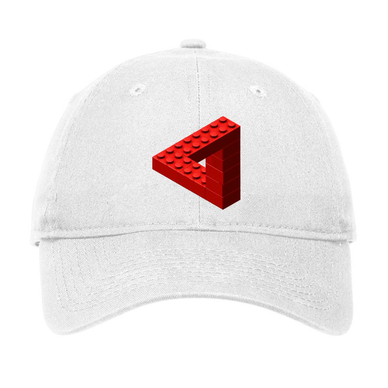 Escher Toy Bricks   Red Adjustable Cap by KimberleeWilson786 | Artistshot