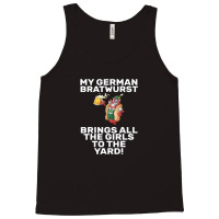 German Bratwurst Brings Girls To The Yard Heather Tank Top | Artistshot