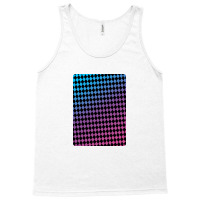 Abstract Pattern Of Chessboard Squares Blue Purple Gradation Color Tank Top | Artistshot