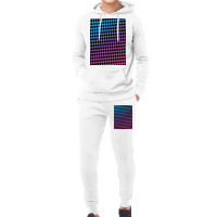 Abstract Pattern Of Chessboard Squares Blue Purple Gradation Color Hoodie & Jogger Set | Artistshot