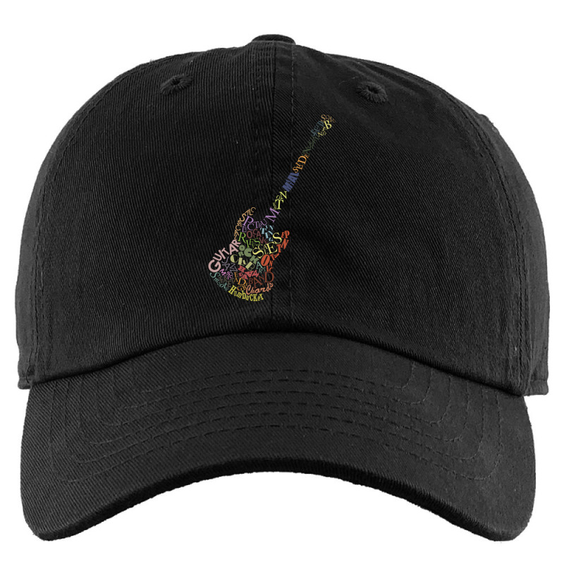 Guitar Typology No Background Kids Cap by AaronHalverson | Artistshot