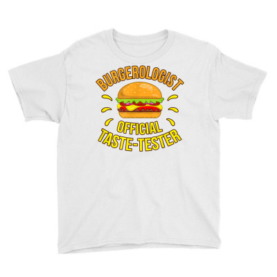 Burgerologist Burger Lover Graphic Cheeseburger Hamburger T Shirt Youth Tee Designed By Xayah859