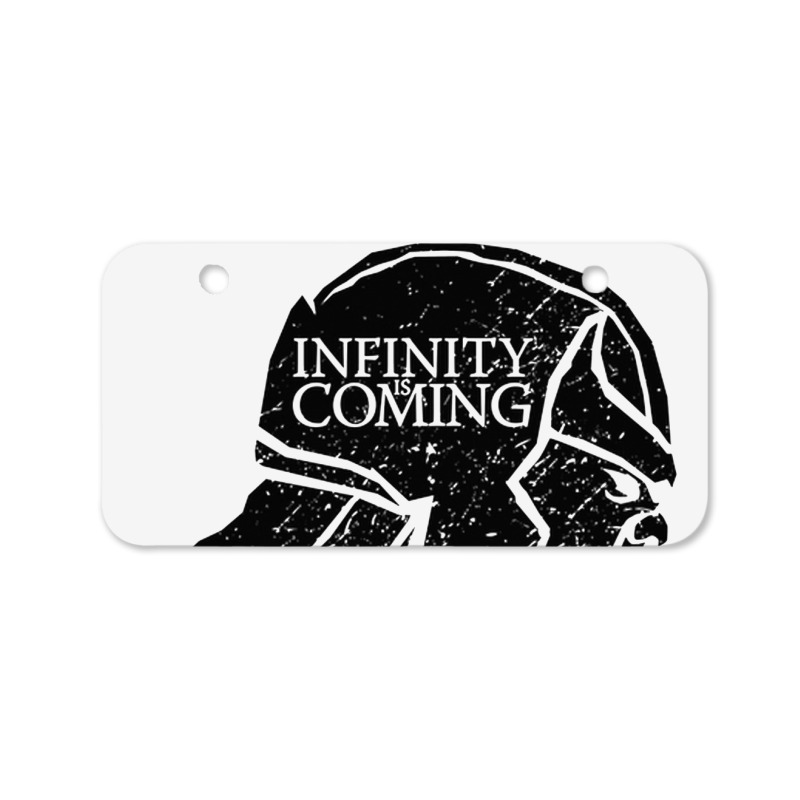 Infinity Is Coming Bicycle License Plate | Artistshot