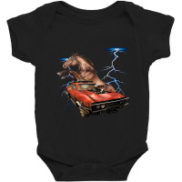 American Muscle Cars - Thunderstorm Car - Auto Mechanic Gift Baby Bodysuit | Artistshot