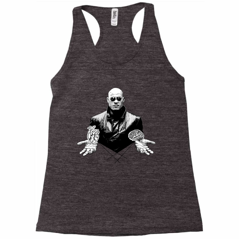 The Choice Of Morpheus Racerback Tank by dotfog | Artistshot