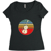 Classical Music Musical Instrument Cello Player Cello Women's Triblend Scoop T-shirt | Artistshot