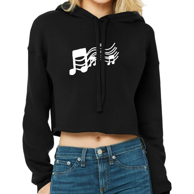 Musical Notes .png Cropped Hoodie by PamzieAdams | Artistshot