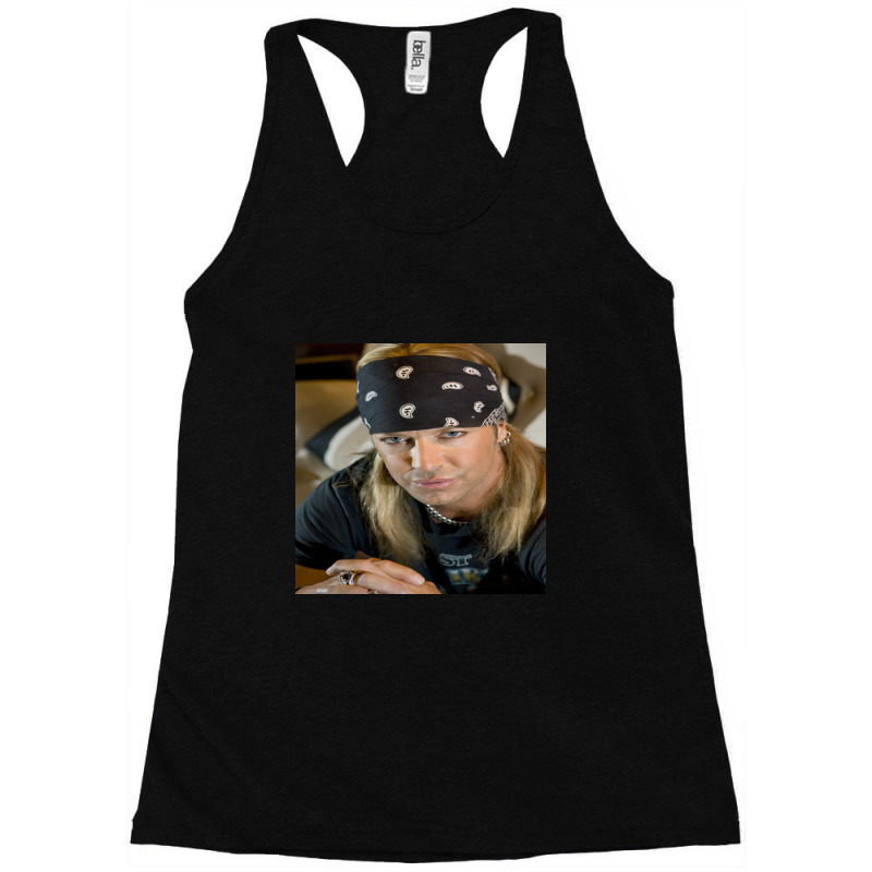 Bret Michaels In Behind The Skin On Concert Racerback Tank | Artistshot