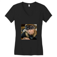 Bret Michaels In Behind The Skin On Concert Women's V-neck T-shirt | Artistshot