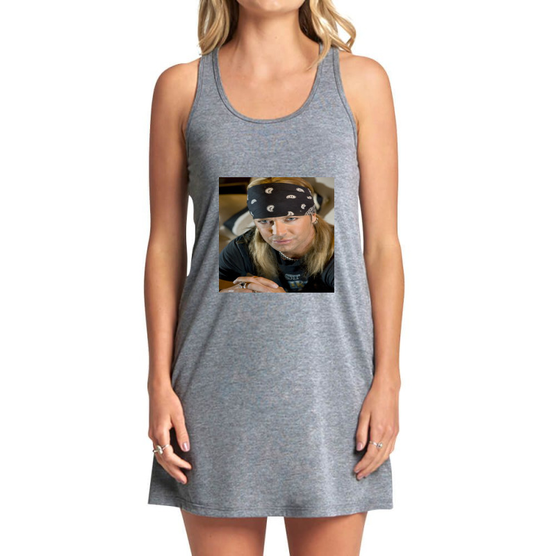 Bret Michaels In Behind The Skin On Concert Tank Dress | Artistshot