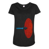 Flight Over Mars Maternity Scoop Neck T-shirt | Artistshot