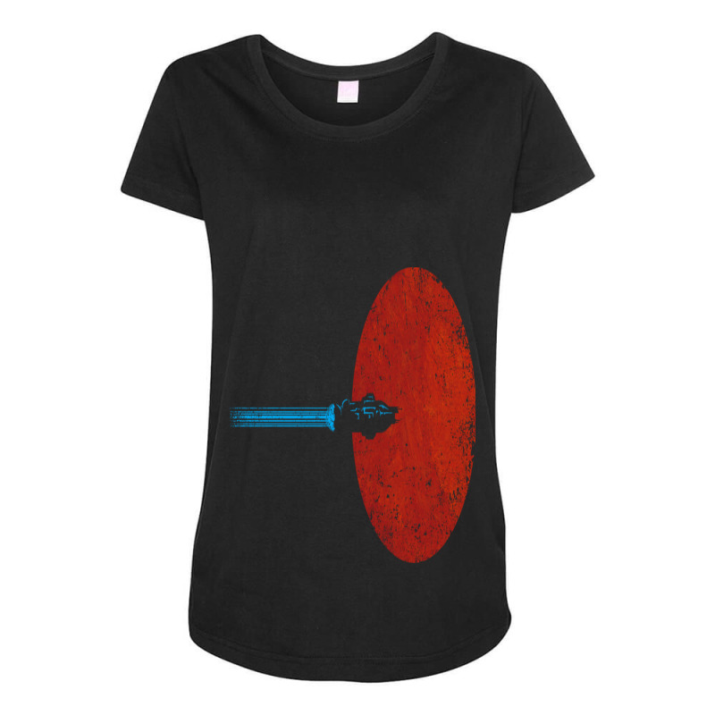 Flight Over Mars Maternity Scoop Neck T-shirt by NancyAllen | Artistshot