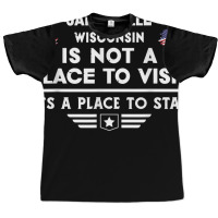 Janesville Wisconsin Place To Stay Usa Town Home City T Shirt Graphic T-shirt | Artistshot