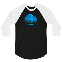 Jurassic Moonwalk 3/4 Sleeve Shirt | Artistshot