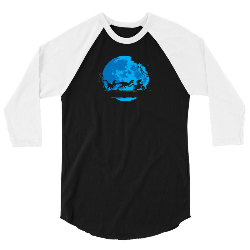 Jurassic Moonwalk 3/4 Sleeve Shirt | Artistshot