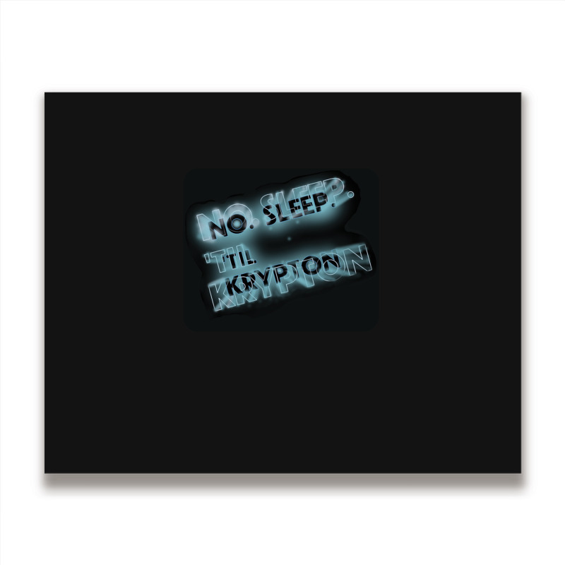 No Sleep Till Kryptyn Metal Print Horizontal | Artistshot