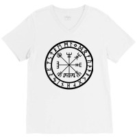 Vegvisir   Rune Circle T Shirt V-neck Tee | Artistshot