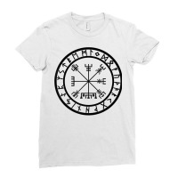 Vegvisir   Rune Circle T Shirt Ladies Fitted T-shirt | Artistshot