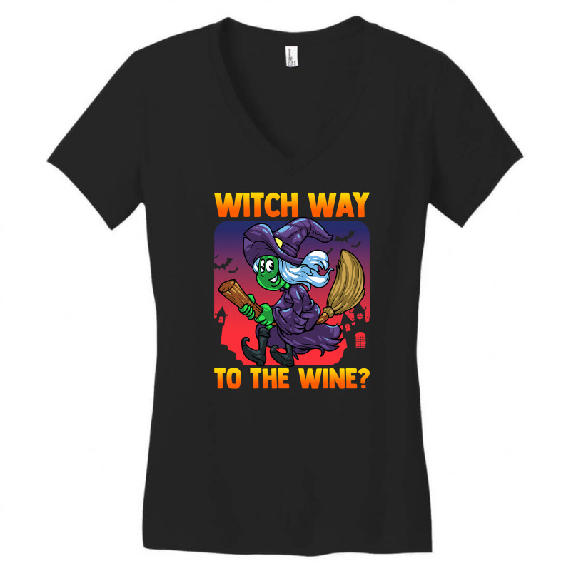 Cute Halloween Boo Pumpkin Magic Women's V-Neck T-Shirt by AdeArt | Artistshot