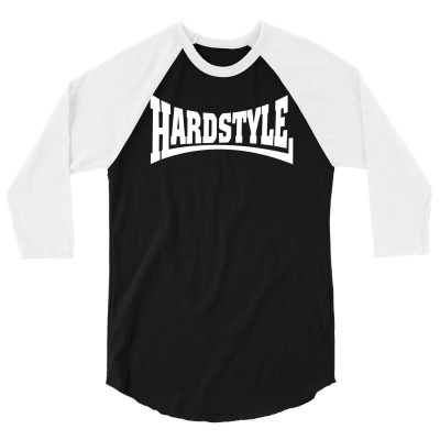 Hardstyle Hard Bass 3/4 Sleeve Shirt Designed By Budi