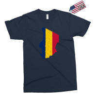 Chad Flag Map Drawing Line Art Exclusive T-shirt | Artistshot