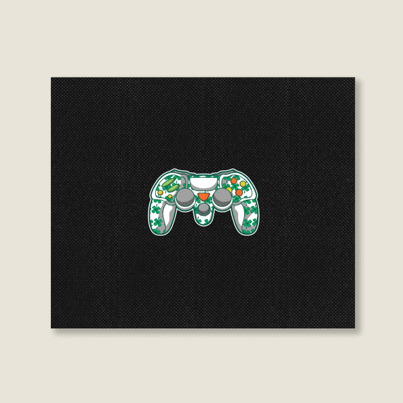 Gamer Gamer St. Patricks Day Landscape Canvas Print | Artistshot