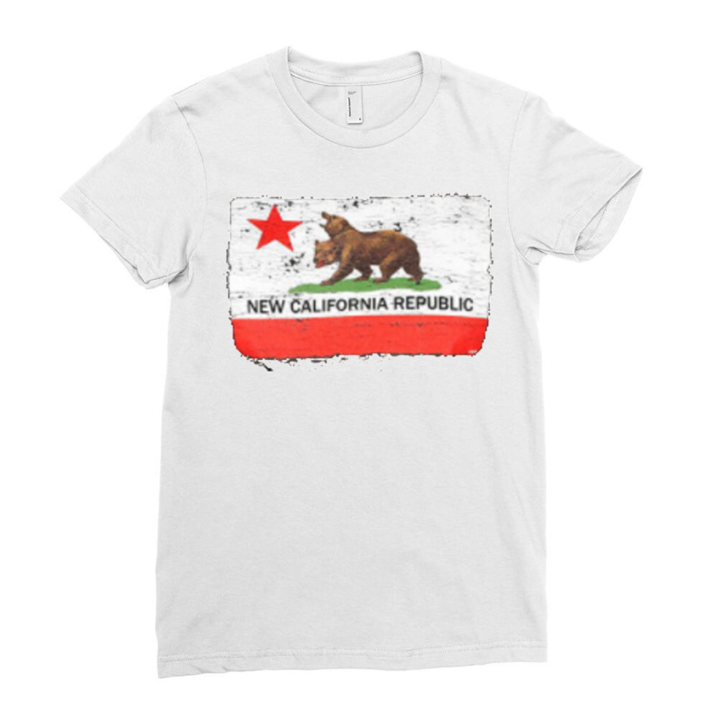 California Republic Ladies Fitted T-Shirt by falciselisrao | Artistshot