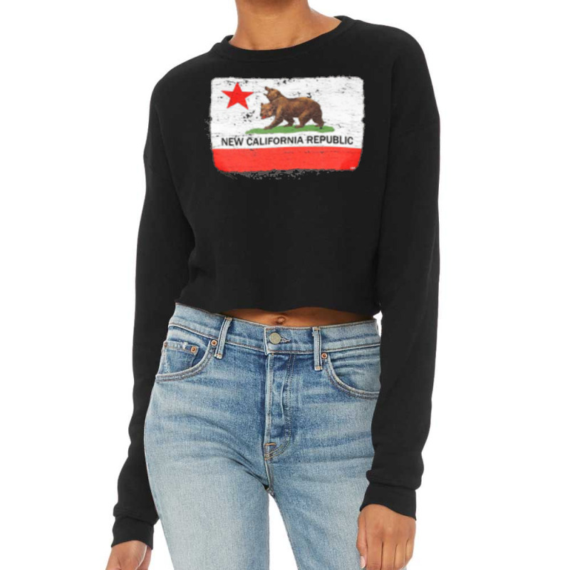 California Republic Cropped Sweater by falciselisrao | Artistshot