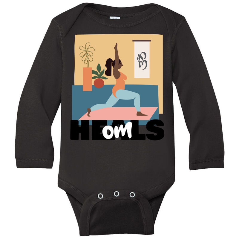 The Healing Power Of Mantra Osm Long Sleeve Baby Bodysuit by DanielLopezJacuinde | Artistshot