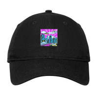 Pop Art Futuristic City Adjustable Cap | Artistshot