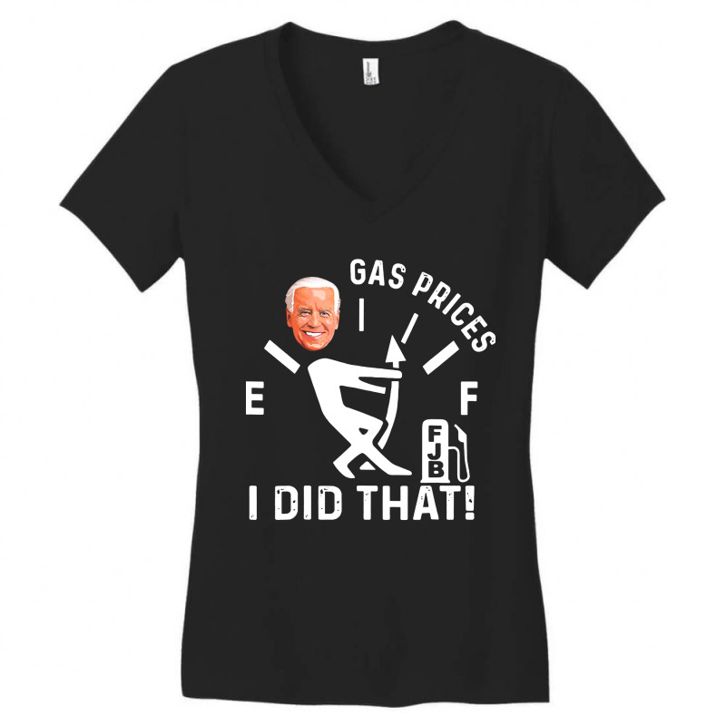 Gas Pump Gas Prices I Did That Women's V-Neck T-Shirt by Golden Store | Artistshot