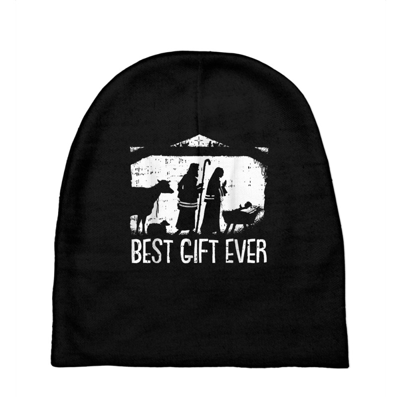 Best Ever Christmas Cool Jesus Nativity Scene Christian T Shirt Baby Beanies by bettincam | Artistshot