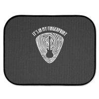 Guitar Lovers - It's In My Fingerprint Rear Car Mat | Artistshot