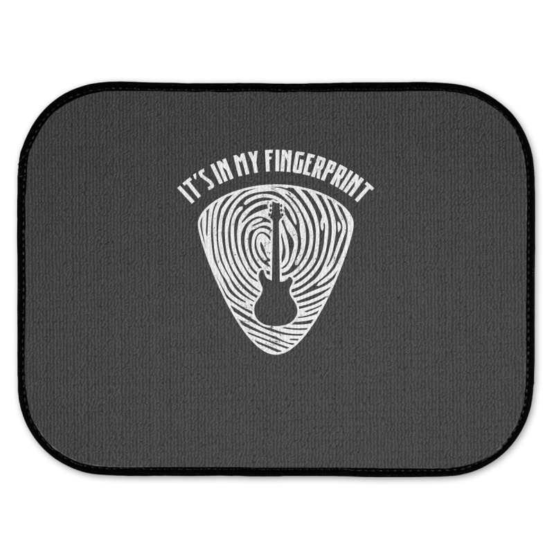 Guitar Lovers - It's In My Fingerprint Rear Car Mat by PeteBabic | Artistshot