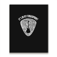 Guitar Lovers - It's In My Fingerprint Metal Print Vertical | Artistshot