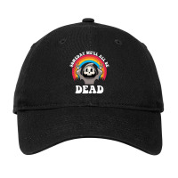 Artistshot Limited Edition Existentialism Goth Girl Grim Reaper I Spea Adjustable Cap | Artistshot