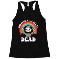 Artistshot Limited Edition Existentialism Goth Girl Grim Reaper I Spea Racerback Tank | Artistshot